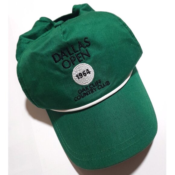 American Needle Dad  Classic Rope Preppy Trucker Adjustable Golf Cap Green White - Picture 1 of 6